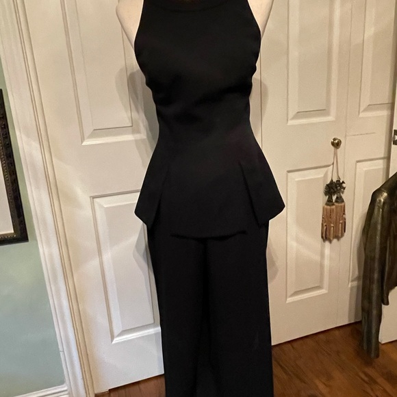 Great party pantsuit with high slit both legs - Picture 5 of 12